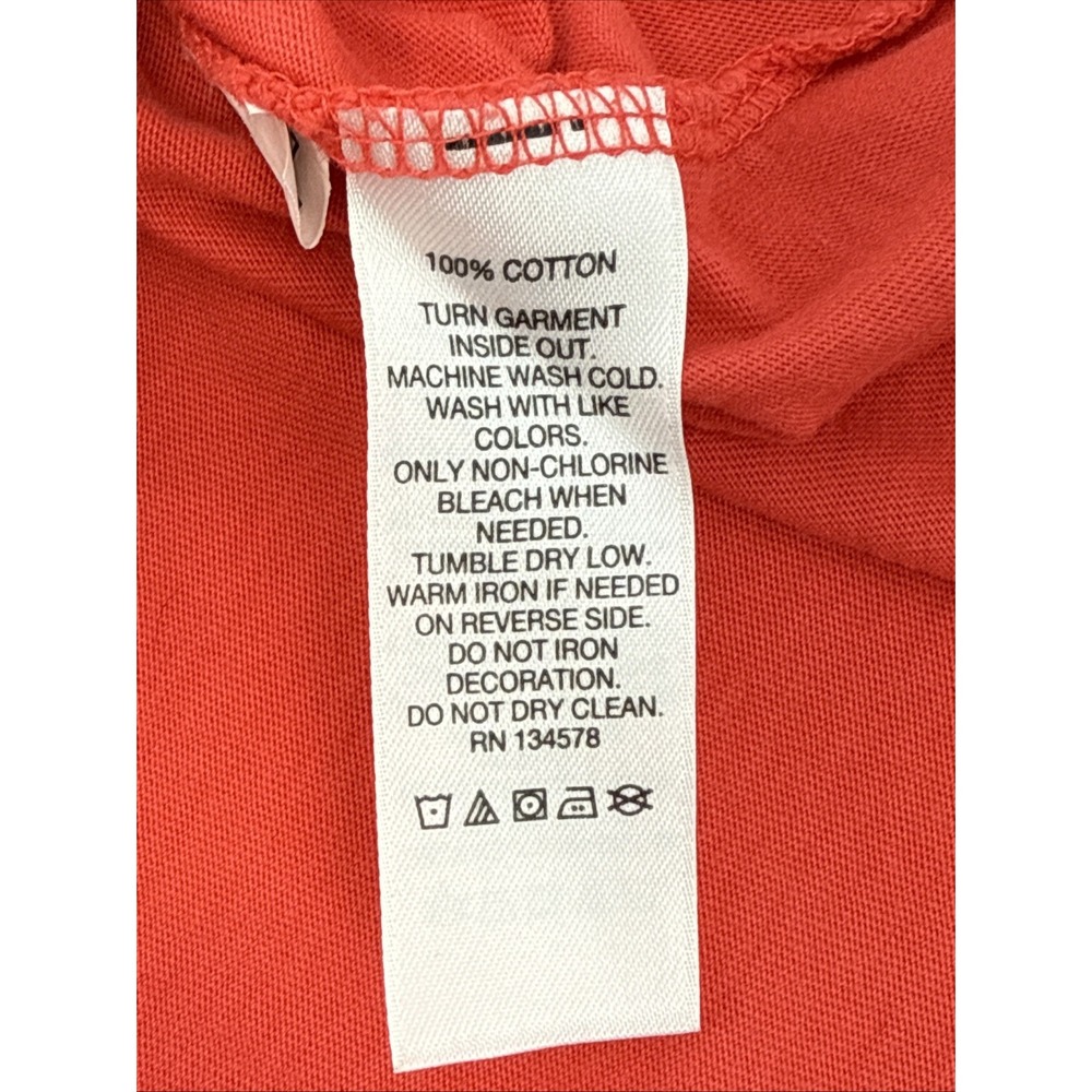 Vineyard Vines Pocket Tee T-Shirt Long Sleeve‎ I Whale You Red Men's Medium S - Picture 6 of 6